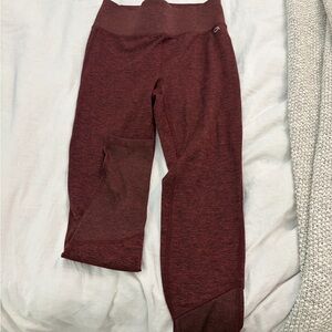 GapFit brushed tech jersey Maroon Leggings